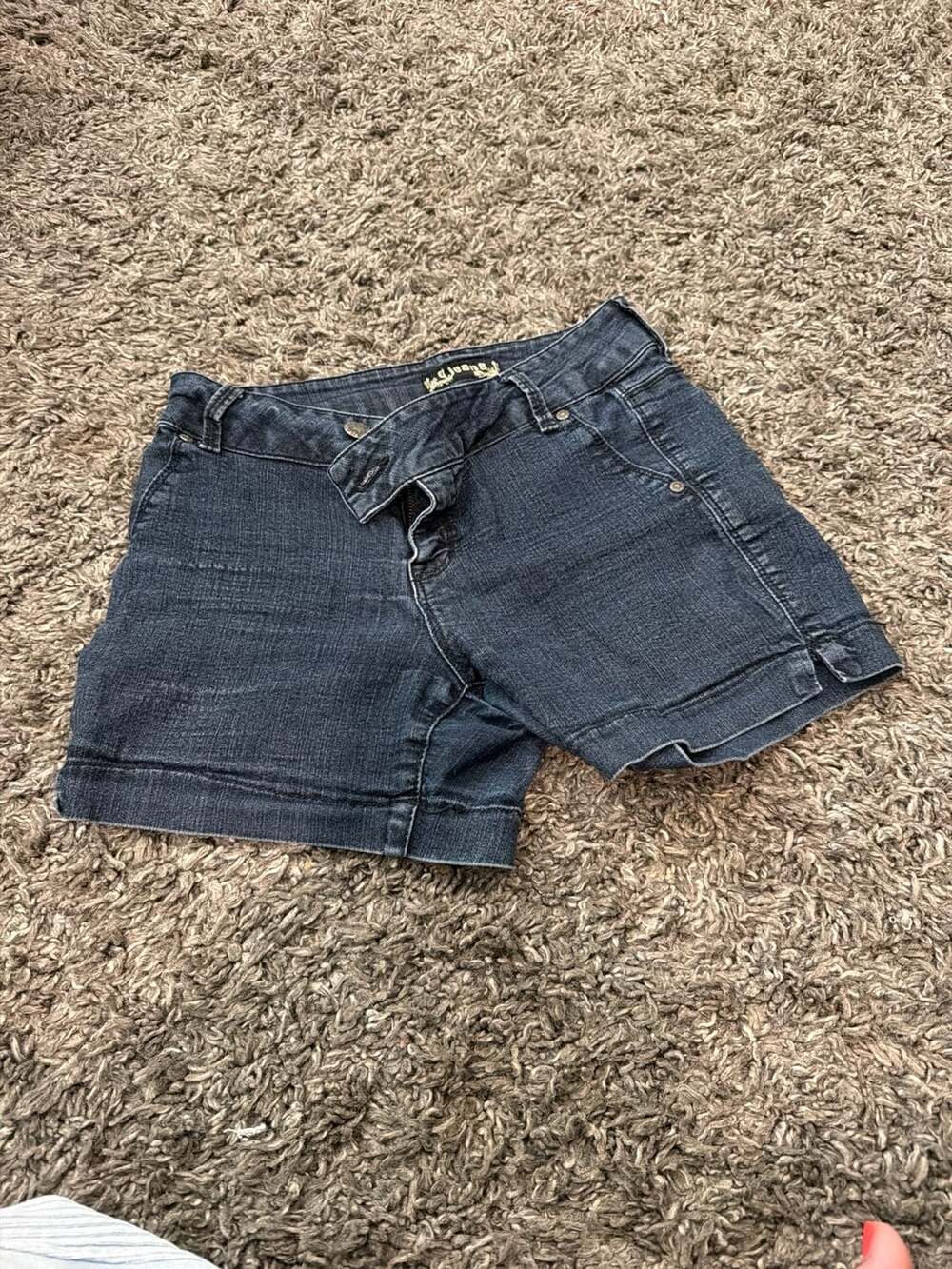 d.jeans Women's Size 6 Dark Wash Low Rise Denim Shorts